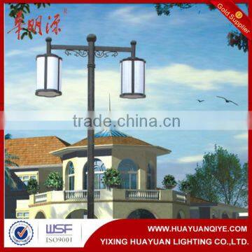 Hot sale different morden design light pole popular stylish garden light pole