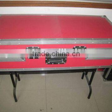 Movable DJ equipment aluminum flight case