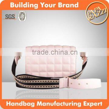 3528-Newest original design fashion embroidery urban ladies genuine leather shoulder bag