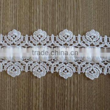 Best quality water soluble lace trims for clothing