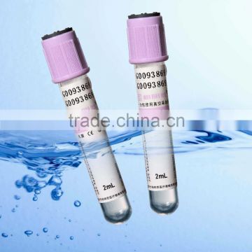 Disposable plastic K2 K3 Na2 EDTA capillary vacuum blood collection serum separator tubes