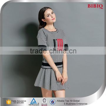 Sexy Sisters College Wind Simple Sports Suit Skirt Casual Dress