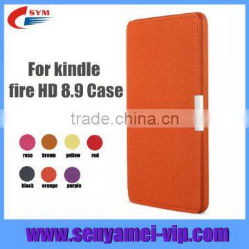 wholesales Leather Smart Cover for Amazon kindle Fire HD 8.9