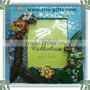 China Supplier Polyresin Mosaic Photo Frame Home Decorative