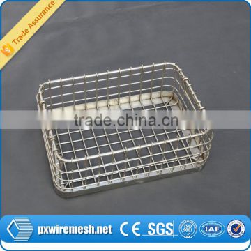 Customize Sterilization Stainless Steel Wire Mesh Tray and Basket