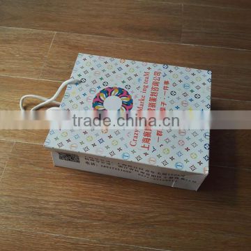 Luxury Design Cheap Tea Food Handmade Paper Shopping Paper Bag with Logo Print