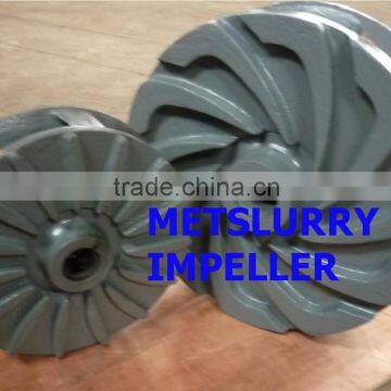 High quality high pressure slurry pump rubber impeller