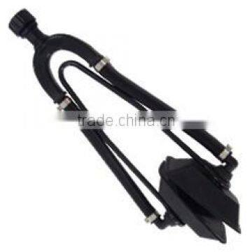 Motor Flusher Dual Feed Rubber rectangular, 7.5 mm wire, Plastic Tube. w/additional male adaptor.