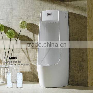 Floor standing ceramic bathroom sensor urinal