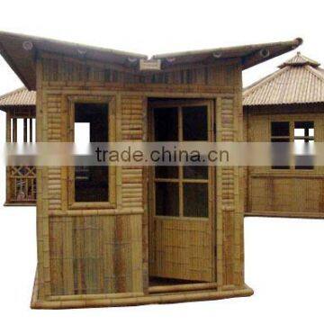 Natural bamboo gazebo