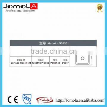 Jomola custom size kitchen sink single bowl kitchen sink