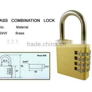 Heavy duty brass padlock 10 mm Pad locks combination lock piggy bank