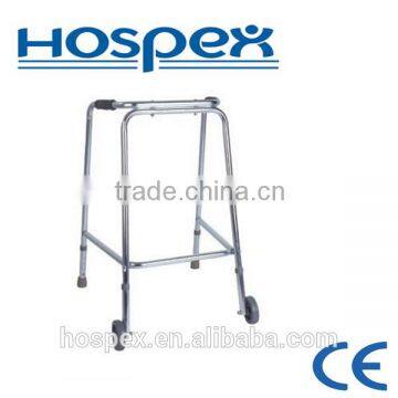 Aluminium walker with height adjustable