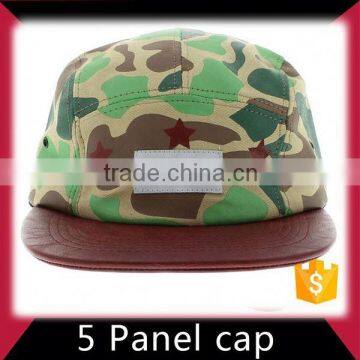 Fast delivery eco-friendly 5 panel hat with mesh