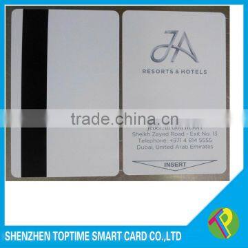 13.56mhz 1K S50 PVC blank magnetic stripe smart card