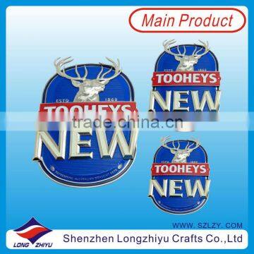 Shiny chrome plated 3d nameplates,metal custom design self adhesive car emblem,decoration car label badge for sale