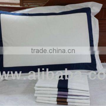 100% cotton luxury silk pattern embedded pillow cases