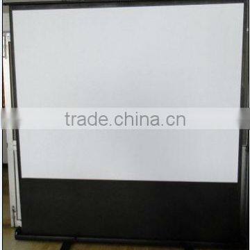 portable motorized floor projection screen