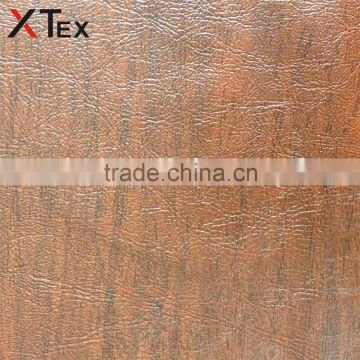 0.4 mm thickness printed embossed synthetic leather fabric used in table, chair, furniture wholesale products from china