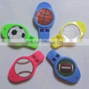 Hot sale promotional items plastic funny whistle