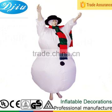 DJ-CO-137 inflatable christmas snowman mascot costume for adult box mod                        
                                                Quality Choice