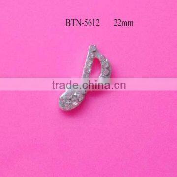 Hot selling factory price 22mm rhinestone button in stock (btn-5612)