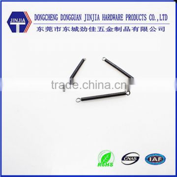 China OEM black ni plated extension spring