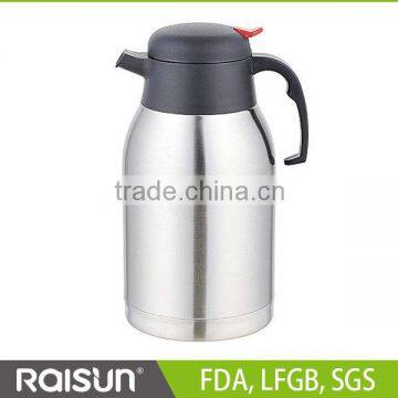 2014 high vacuum hot sell double wall stainless steel milk kettle 1200ML 1500ML 1800ML