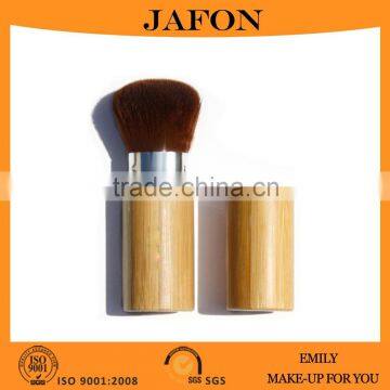 Multi Function Bamboo Handle Retractable Makeup Contour Powder Brush