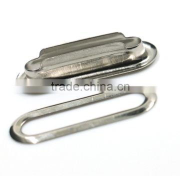 High quality nickel free metal rectangle eyelet for bags