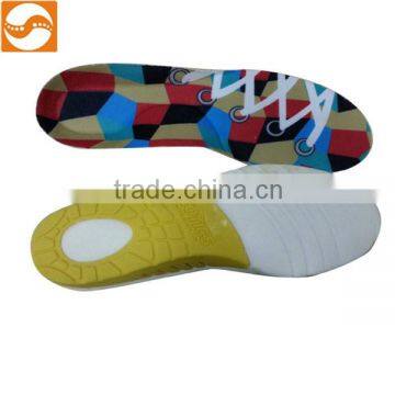 Printing designs for pu insole PU arch support insole