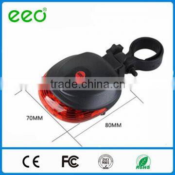 2016 Led Beacon Rear Warning Bicycle Tail Light With 5 LED+2 Laser Light Models Tail Light Laser Bike Light photo-5