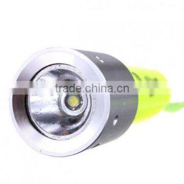 underwater torch XM-L T6 LED 500 Lm Diving Flashlight Torch Waterproof Light Wrist lights