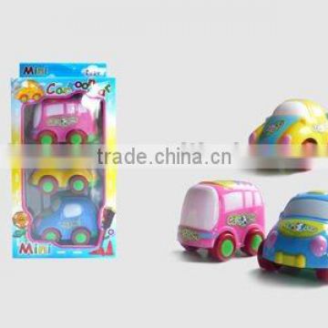 MINI PULL BACK CARTOON CAR 3ASST.