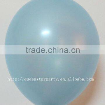 Natural latex helium balloon party balloon Neon color blue