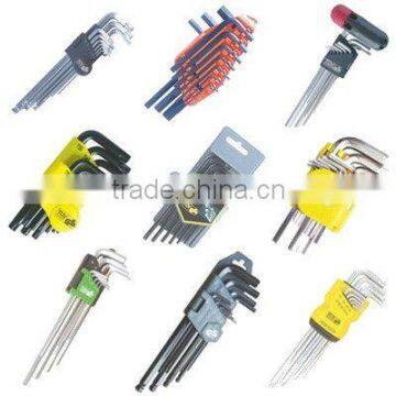 TOP HK-1102 Long hex key set( CRV steel)