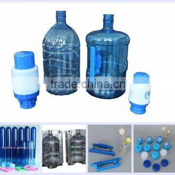 5 gallon drinking bottle moulds/ 20L bottle molds to blow preform