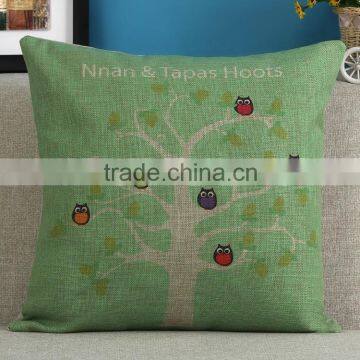 Various tree and leaf pattern new design cushion cover manufacturer for home decor