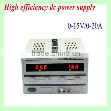 Light and compact design constant current constant voltage adjustable dc regulated power supply