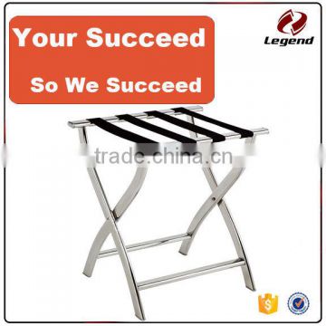 Luxury folding luggage metal rack for hotel room                        
                                                Quality Choice