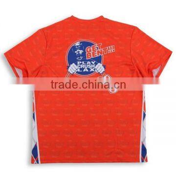 Professional Custom Design Sublimation Lacrosse Jersey Shooter Shirt With Good Quality photo-2
