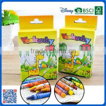 2016 wholesale environmental 32 color crayon into paper box for school kids