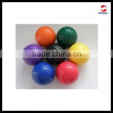 2015 hot sale logo custom colored golf balls purple