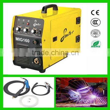 DC IGBT Inverter MIG160 welding machine/ High duty cycle MIG/MMA Welding Machine