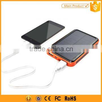 2016 Wholesale Solar Power Pack 10000mAh Portable Power Pack Waterproof Solar Emergency Power Pack