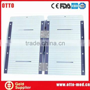 Folding wheelchair ramp