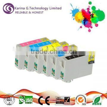 Guaranteed quality ink cartridge T0801 to T0806 for Epson inkjet printers,with Professional testing