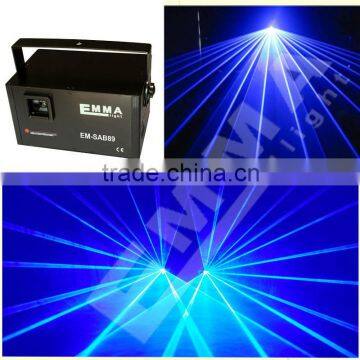 LCD Touch Display and SD Card 6w blue Nightclub Laser Lighting Disco Laser