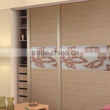 modern bedroom sliding door wardrobe design/mdf wardrobe/bedroom wall wardrobe design