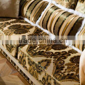 Luxury Sofa Home Furniture Flower Fabric Sofa, AL171